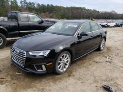 Salvage cars for sale at Seaford, DE auction: 2019 Audi A4 Premium Plus