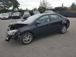 Salvage cars for sale at San Martin, CA auction: 2015 Toyota Corolla L