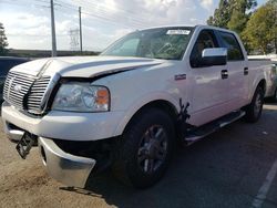 Salvage trucks for sale at Rancho Cucamonga, CA auction: 2007 Ford F150 Supercrew