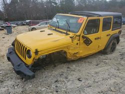 Jeep Wrangler salvage cars for sale: 2021 Jeep Wrangler Unlimited Sport