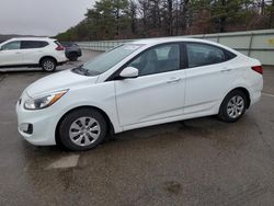 Salvage cars for sale at Brookhaven, NY auction: 2015 Hyundai Accent GLS