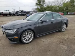 Salvage cars for sale at Lexington, KY auction: 2019 Audi A4 Premium