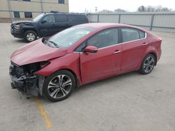 Salvage cars for sale at Wilmer, TX auction: 2016 KIA Forte EX