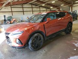 Salvage cars for sale at Lansing, MI auction: 2021 Chevrolet Blazer RS