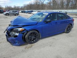 Salvage cars for sale at Ellwood City, PA auction: 2022 Honda Civic Sport