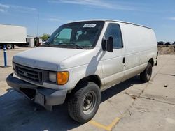 Ford salvage cars for sale: 2007 Ford Econoline E250 Van