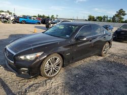 Infiniti Q50 salvage cars for sale: 2015 Infiniti Q50 Hybrid Premium