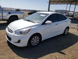 Salvage cars for sale from Copart San Diego, CA: 2016 Hyundai Accent SE