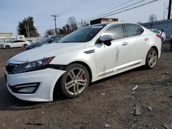 Salvage cars for sale at New Britain, CT auction: 2013 KIA Optima SX