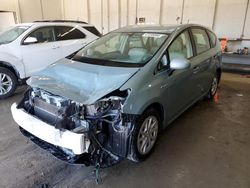 Salvage cars for sale from Copart Madisonville, TN: 2013 Toyota Prius V