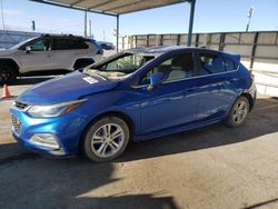 Chevrolet Cruze LT salvage cars for sale: 2017 Chevrolet Cruze LT