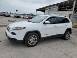 Salvage cars for sale from Copart Corpus Christi, TX: 2017 Jeep Cherokee Latitude