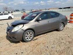 Nissan Versa salvage cars for sale: 2012 Nissan Versa S