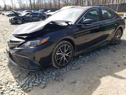 Salvage cars for sale from Copart Waldorf, MD: 2024 Toyota Camry SE Night Shade