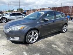 Salvage cars for sale from Copart Wilmington, CA: 2015 Ford Focus Titanium