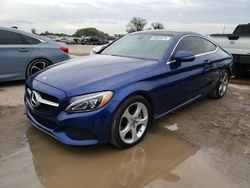 Salvage cars for sale from Copart Riverview, FL: 2017 Mercedes-Benz C 300 4matic