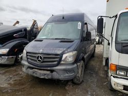 Salvage trucks for sale at Elgin, IL auction: 2015 Mercedes-Benz Sprinter 2500