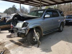 Salvage cars for sale from Copart Hueytown, AL: 2002 Toyota Sequoia Limited