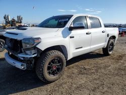 Toyota Tundra salvage cars for sale: 2019 Toyota Tundra Crewmax SR5