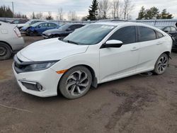 Salvage cars for sale from Copart Bowmanville, ON: 2019 Honda Civic EX