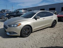 Salvage cars for sale at Jacksonville, FL auction: 2018 Ford Fusion SE
