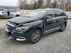 Vehiculos salvage en venta de Copart Concord, NC: 2020 Infiniti QX60 Luxe