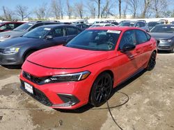 Salvage cars for sale at Bridgeton, MO auction: 2024 Honda Civic Sport