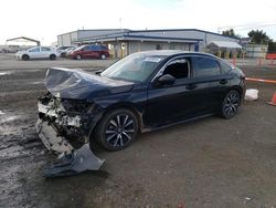 Salvage cars for sale at San Diego, CA auction: 2022 Honda Civic EXL