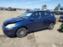 Salvage cars for sale from Copart Woodhaven, MI: 2005 Toyota Corolla Matrix XR