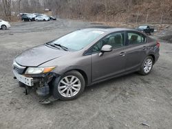 Honda salvage cars for sale: 2012 Honda Civic EX