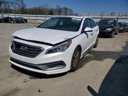 Salvage cars for sale at Spartanburg, SC auction: 2017 Hyundai Sonata Sport