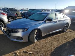 Salvage cars for sale at Brighton, CO auction: 2021 Honda Accord Sport