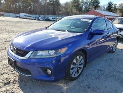 Salvage cars for sale from Copart Mendon, MA: 2013 Honda Accord EXL