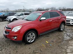 Salvage cars for sale at Louisville, KY auction: 2015 Chevrolet Equinox LTZ