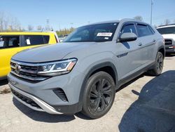 Volkswagen Atlas Vehiculos salvage en venta: 2021 Volkswagen Atlas Cross Sport SEL