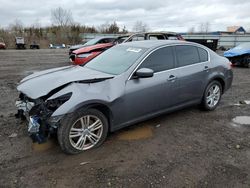 Salvage cars for sale from Copart Columbia Station, OH: 2013 Infiniti G37
