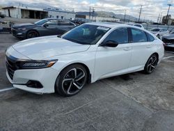 Salvage cars for sale at Sun Valley, CA auction: 2022 Honda Accord Sport