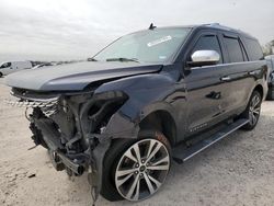 Salvage cars for sale from Copart Houston, TX: 2021 Ford Expedition Platinum