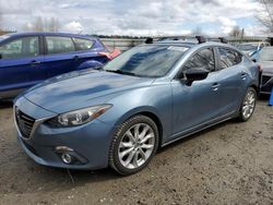 Salvage cars for sale from Copart Arlington, WA: 2015 Mazda 3 Touring