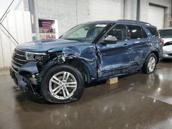 Salvage cars for sale at Ham Lake, MN auction: 2020 Ford Explorer XLT