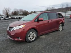 Salvage cars for sale from Copart Grantville, PA: 2011 Toyota Sienna XLE