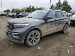 Ford salvage cars for sale: 2020 Ford Explorer ST