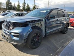 Salvage cars for sale at Rancho Cucamonga, CA auction: 2020 Ford Explorer ST
