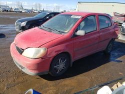 Salvage cars for sale from Copart Rocky View County, AB: 2001 Toyota Echo