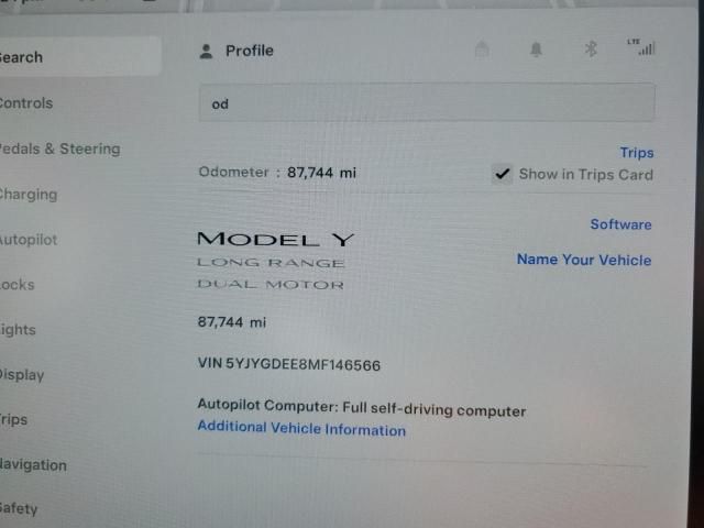 2021 Tesla Model Y