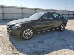 Salvage cars for sale from Copart Walton, KY: 2015 Mercedes-Benz C 300 4matic
