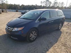 Salvage cars for sale at Harleyville, SC auction: 2015 Honda Odyssey EXL
