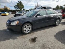 Salvage cars for sale from Copart San Martin, CA: 2012 Chevrolet Malibu LS