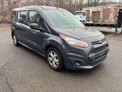 Salvage cars for sale at North Billerica, MA auction: 2014 Ford Transit Connect XLT