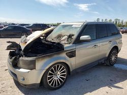 Salvage cars for sale at Houston, TX auction: 2012 Land Rover Range Rover Sport HSE Luxury